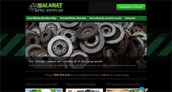 Desktop Screenshot of malahatmetals.com